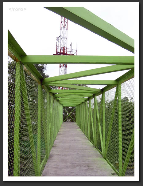 Puente y antena